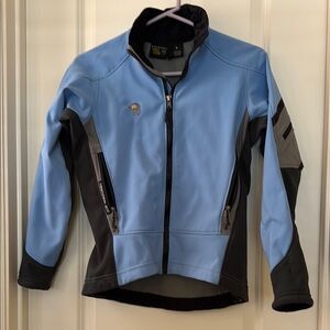 Women’s Blue and Black Jacket EUC